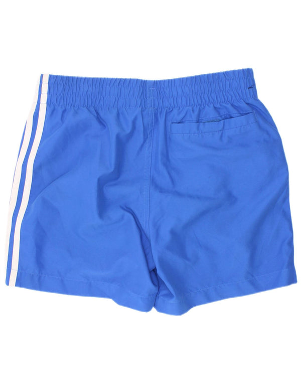 Pantaloncini da bagno Adidas da bambino 12-13 anni in poliestere blu