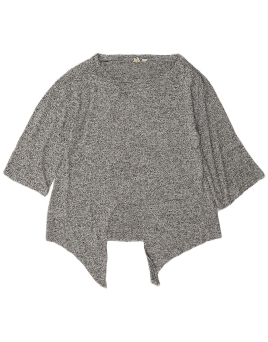 Top tunica asimmetrica oversize da donna Gap UK 6 XS poliestere chiazzato grigio