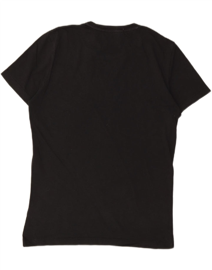 CALVIN KLEIN JEANS Mens Graphic T-Shirt Top Medium Black Cotton Vintage Calvin Klein Jeans and Second-Hand Calvin Klein Jeans from Messina Hembry 