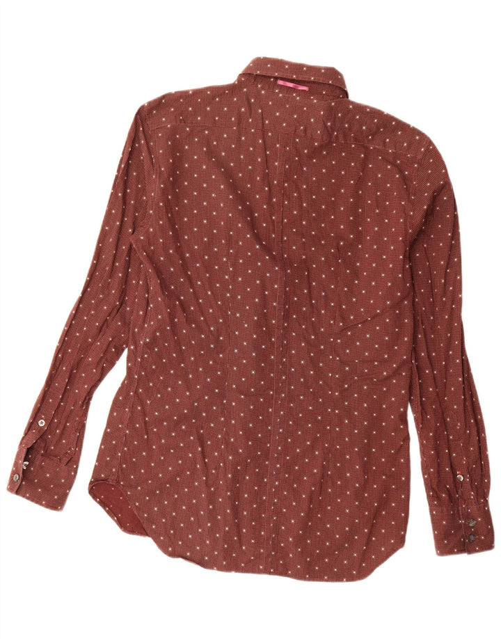 Camicia da uomo PAUL SMITH rosso medio maculato