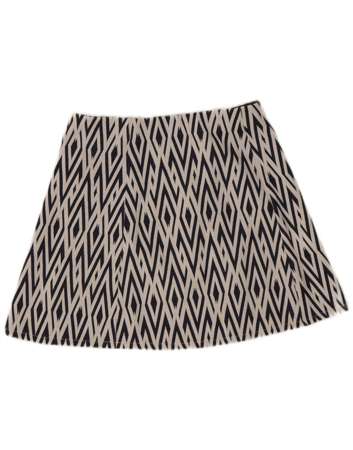 Minigonna Trafaluc da donna Zara media W28 blu navy geometrica