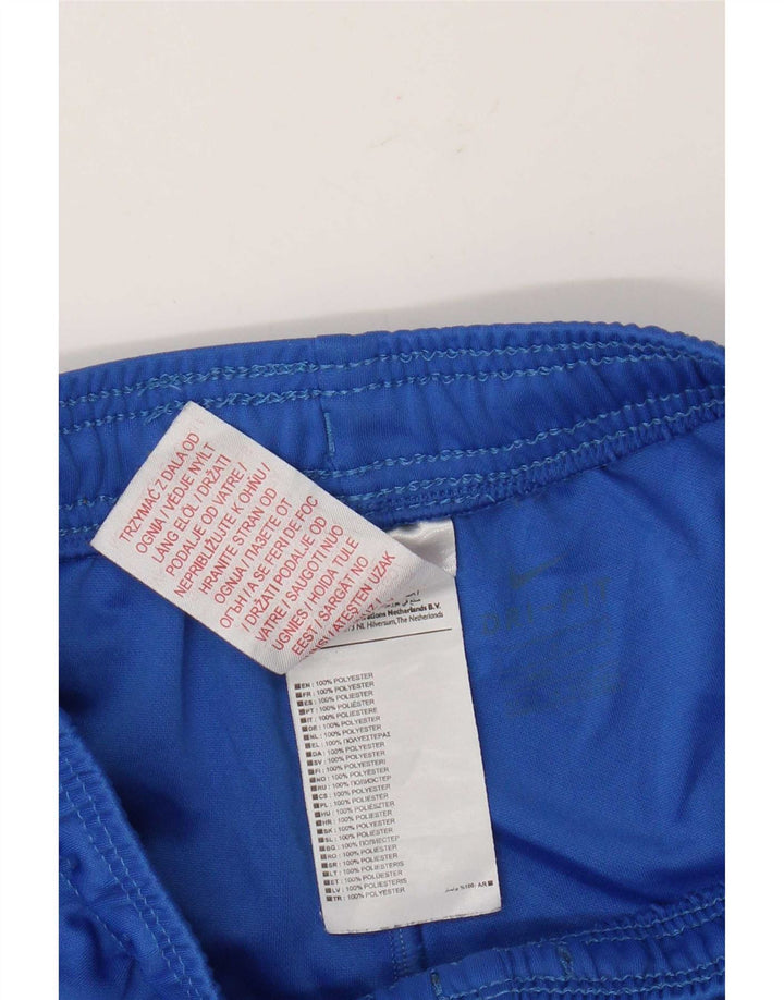 Pantaloncini sportivi Nike da ragazzo Dri Fit 12-13 anni Large Blu in poliestere