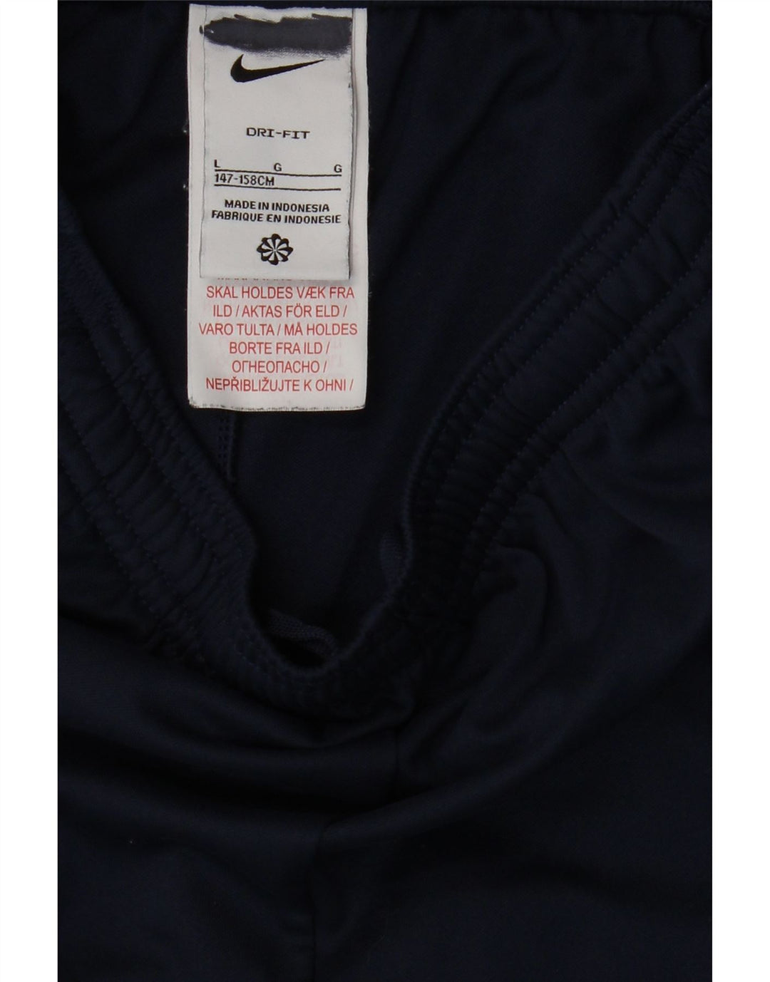 Pantaloni da tuta NIKE da bambino Dri Fit 12-13 anni Large in poliestere blu navy