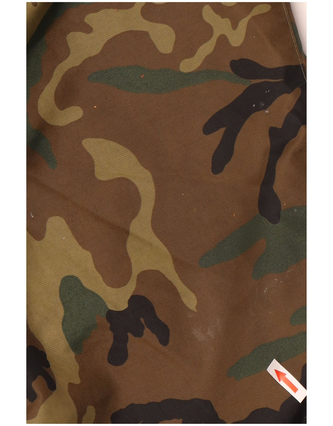 Giacca militare vintage da uomo UK 42 XL Poliestere mimetico kaki