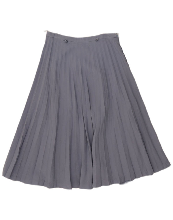 Gonna Plissettata a Vita Alta Donna Emmegi IT 44 Media W26 Blu