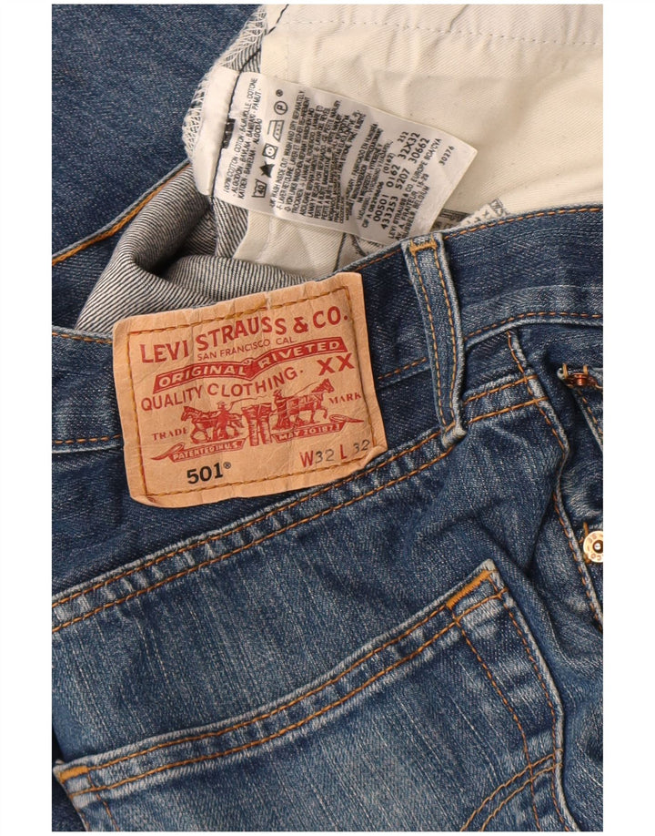 Levi's Uomo 501 Jeans dritti W32 L32 Cotone Blu