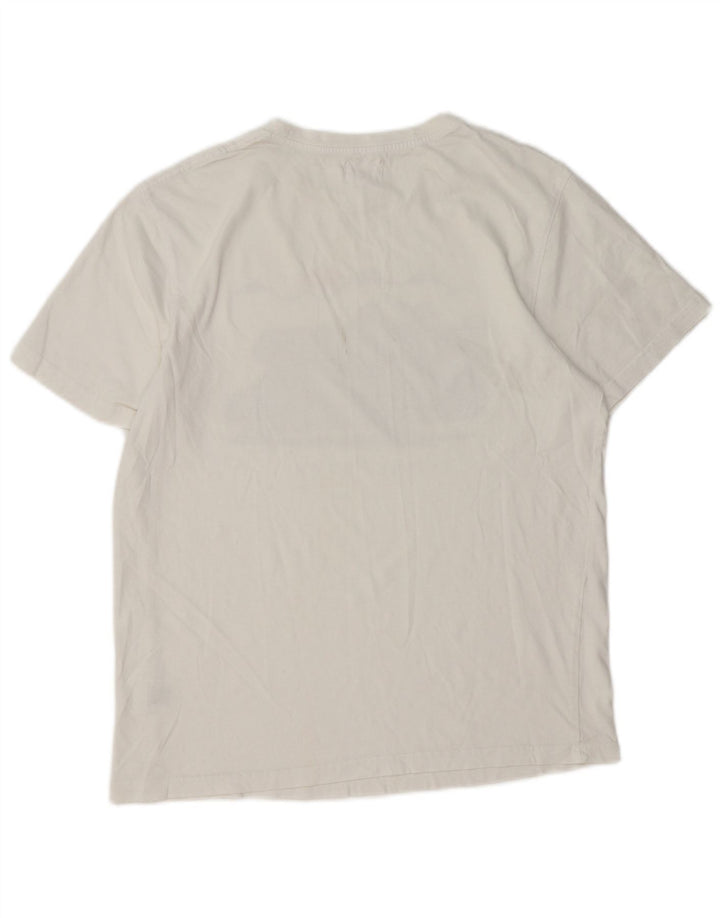 T-shirt grafica da uomo Saltrock Top piccola in cotone bianco