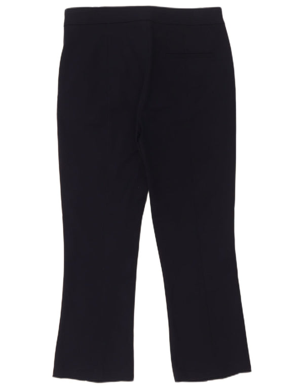 Pantaloni chino bootcut da donna Zara piccoli W29 L26 blu navy