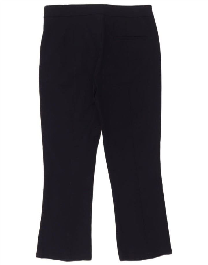 Pantaloni chino bootcut da donna Zara piccoli W29 L26 blu navy