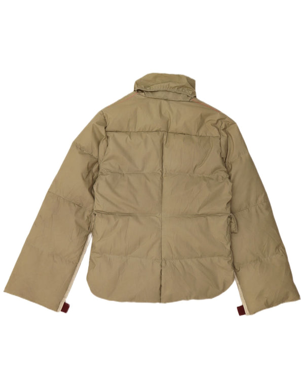 Giacca imbottita da donna DIESEL UK 14 poliestere kaki medio