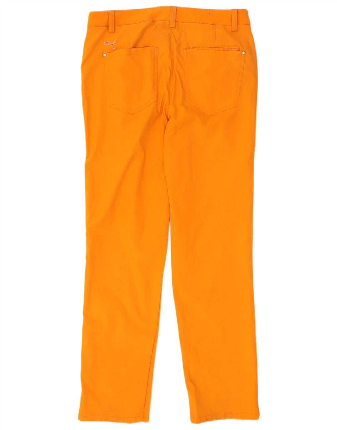 Pantaloni casual dritti da uomo Puma W32 L32 poliestere arancione