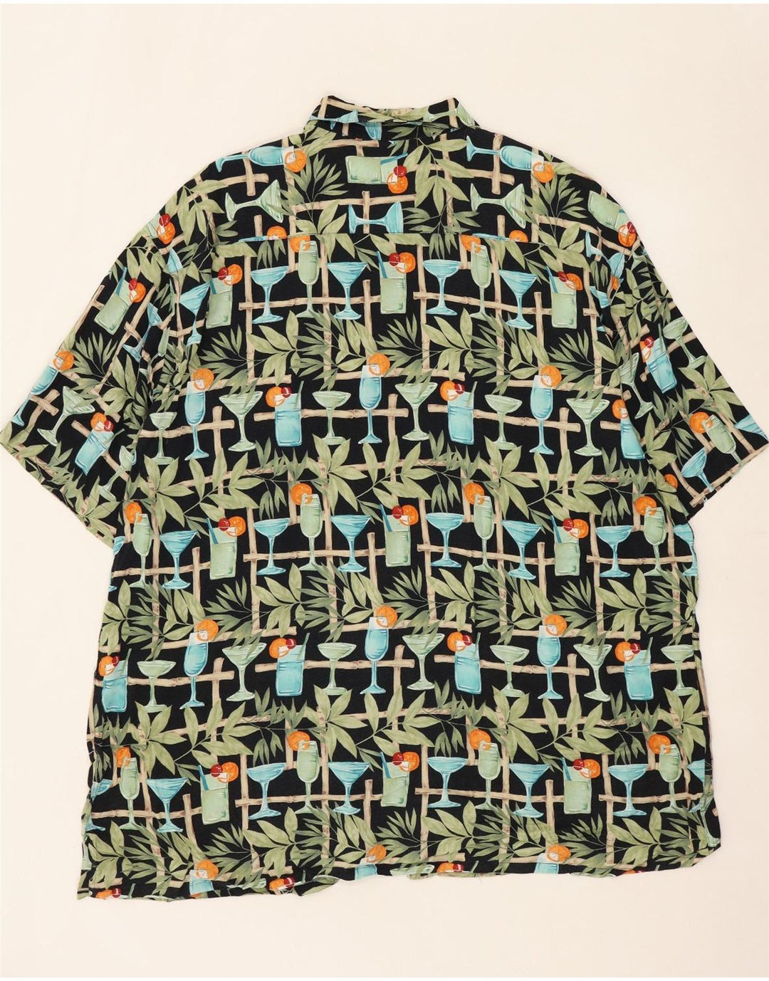 PIERRE CARDIN Camicia da uomo a maniche corte con motivo astratto XL multicolore