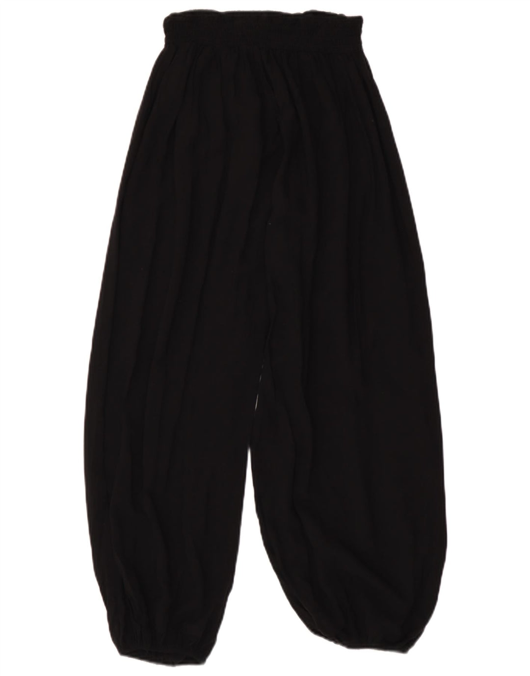 Pantaloni Harem da donna Marks & Spencer UK 10 Small W26 L26 Viscosa nera