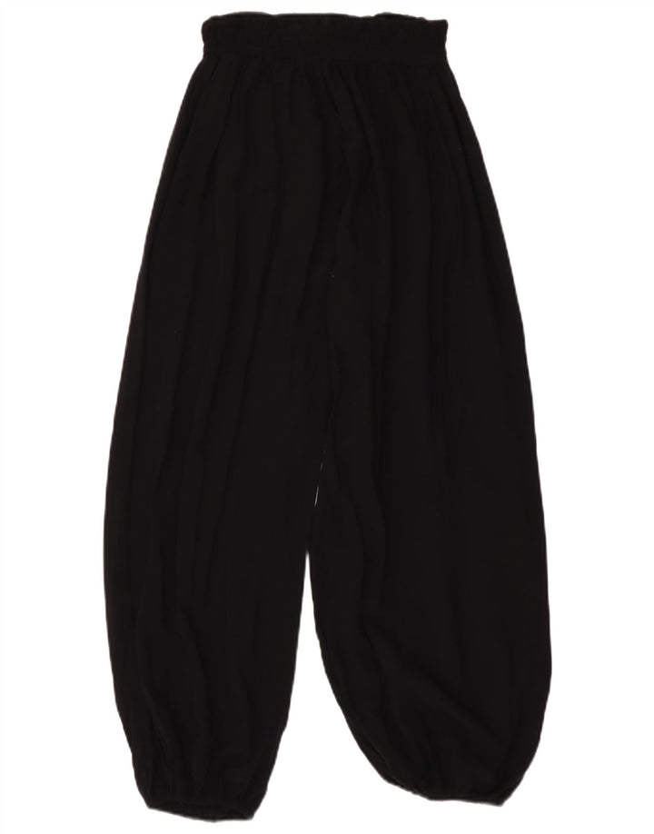 Pantaloni Harem da donna Marks & Spencer UK 10 Small W26 L26 Viscosa nera