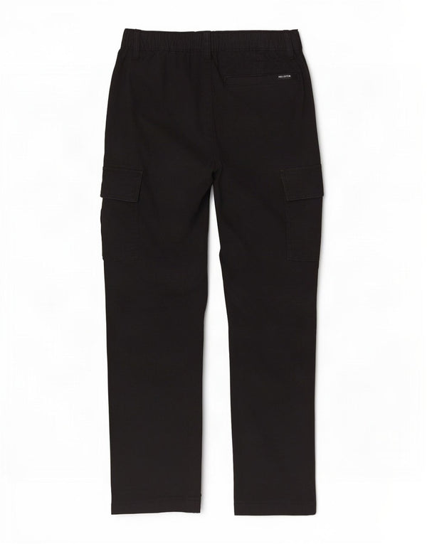 Pantaloni cargo slim Hollister da donna XS W28 L28 cotone nero