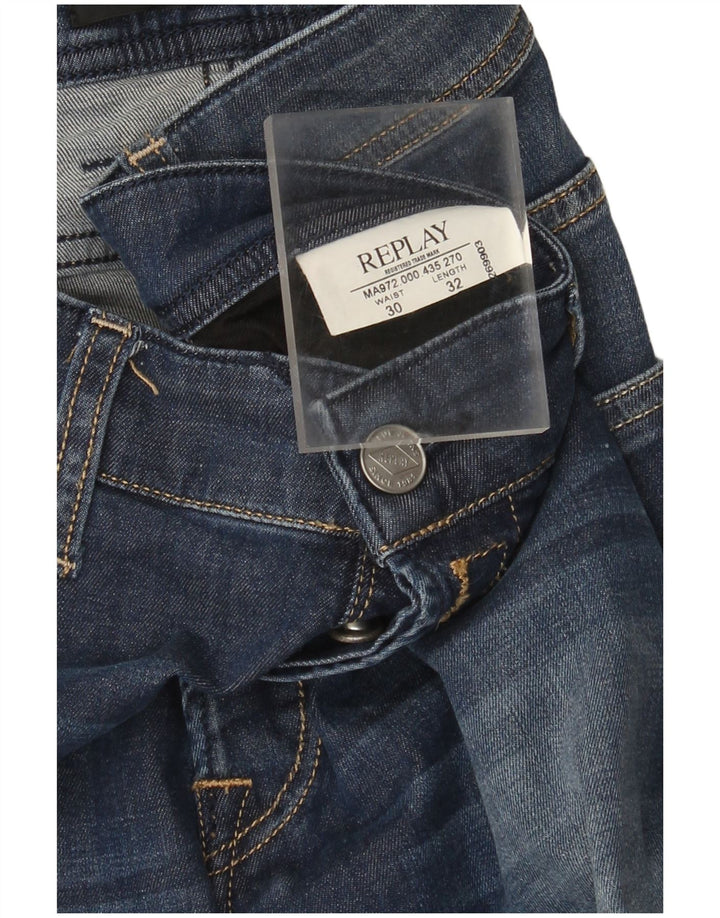 Replay Jeans Grover Slim da donna W30 L32 Blu Navy