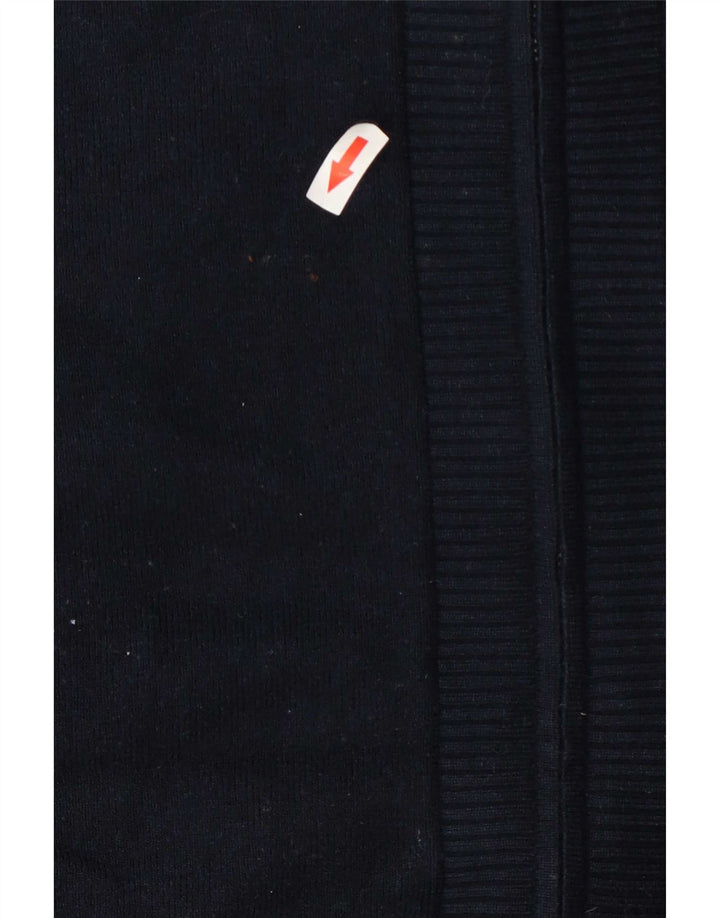Maglione cardigan con cappuccio da donna Marks & Spencer UK 14 medio blu navy