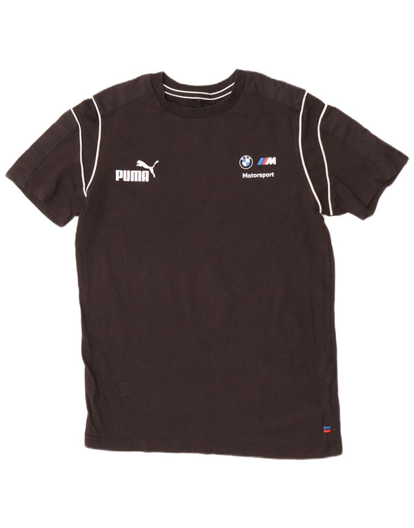 T-shirt da uomo Puma Top Small in cotone nero