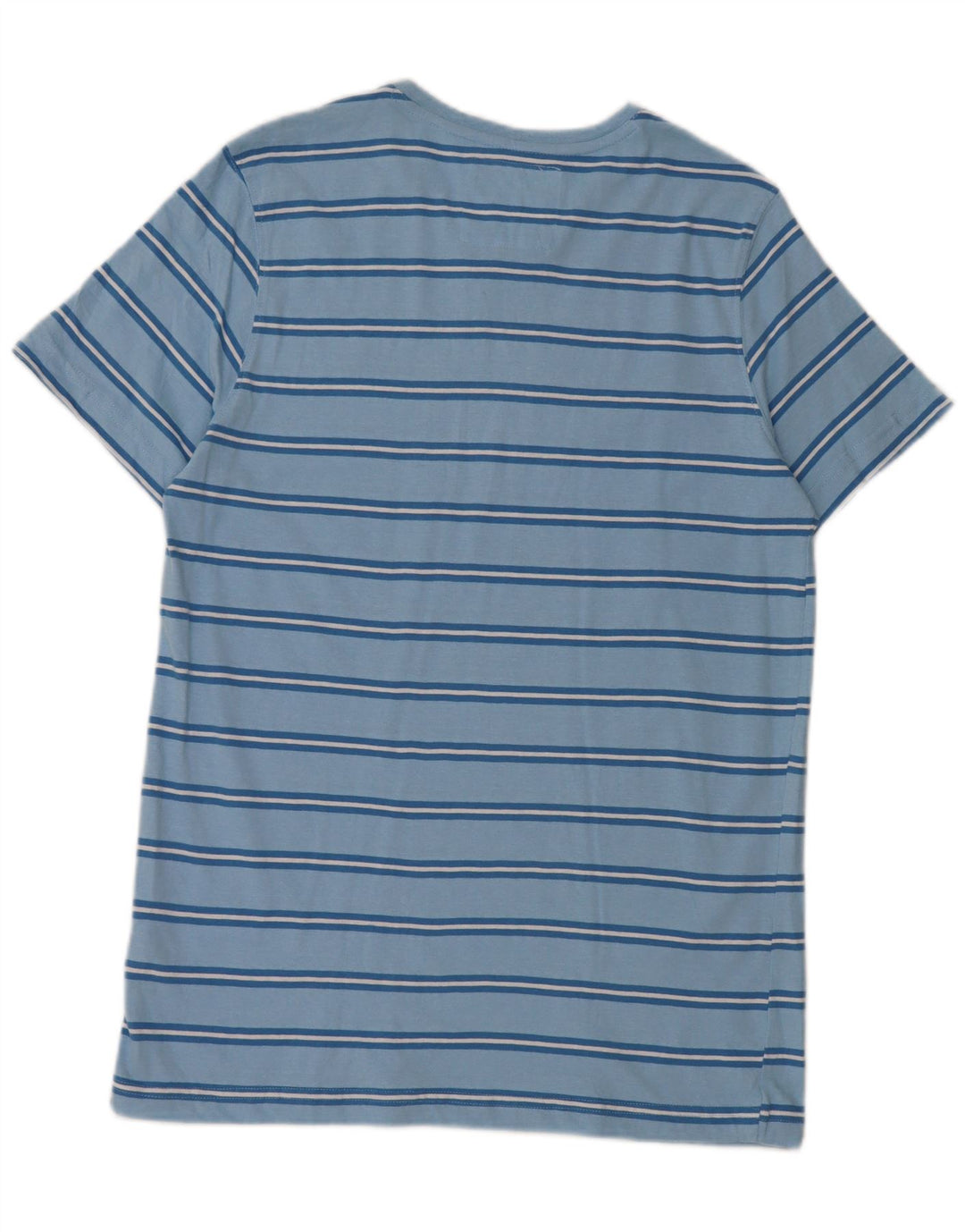 CREW CLOTHING T-shirt da uomo Top in cotone a righe blu medio