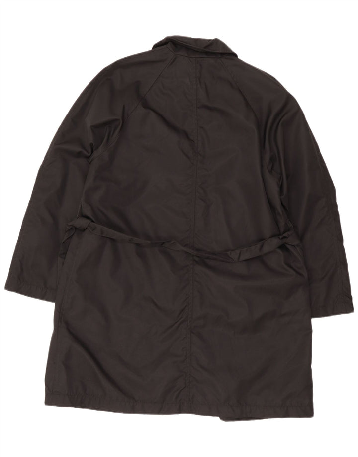 Cappotto oversize da donna Benetton UK 10 Small Nero in poliammide