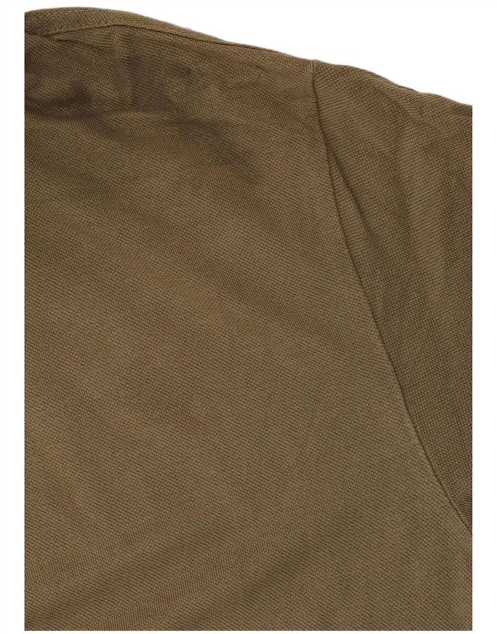 Polo da uomo Wrangler grande in cotone kaki