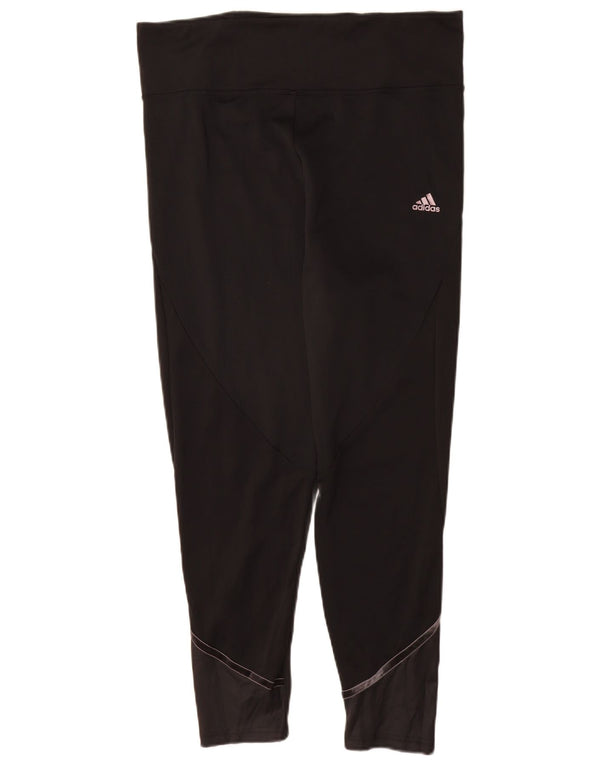Leggings Adidas Aeroready da donna UK 20/22 XL Poliestere nero