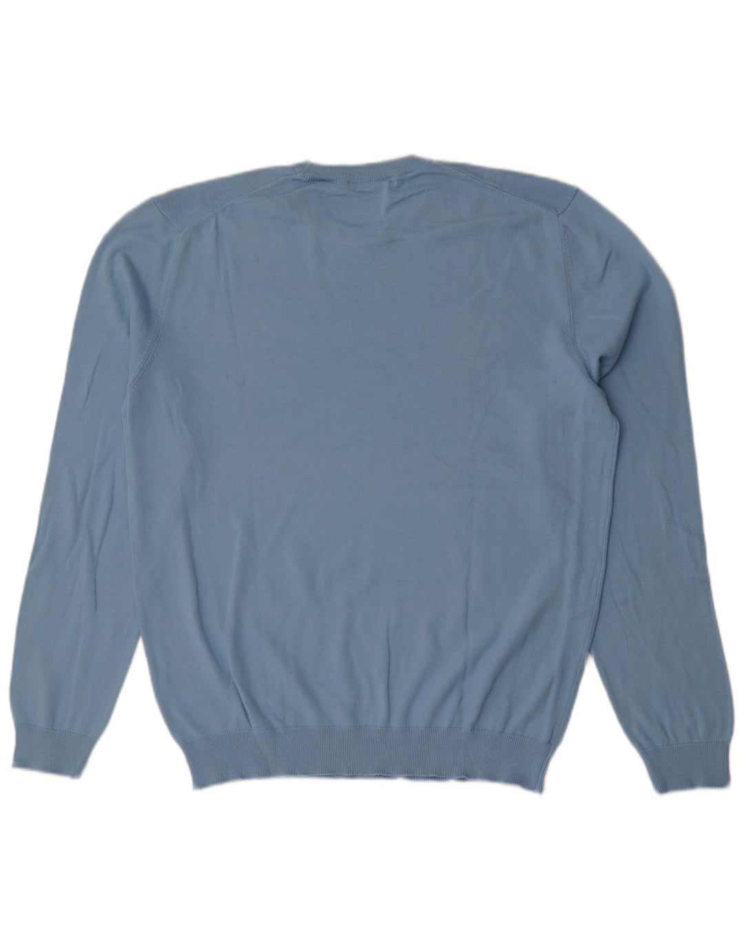Maglione da uomo girocollo Benetton XL in cotone blu