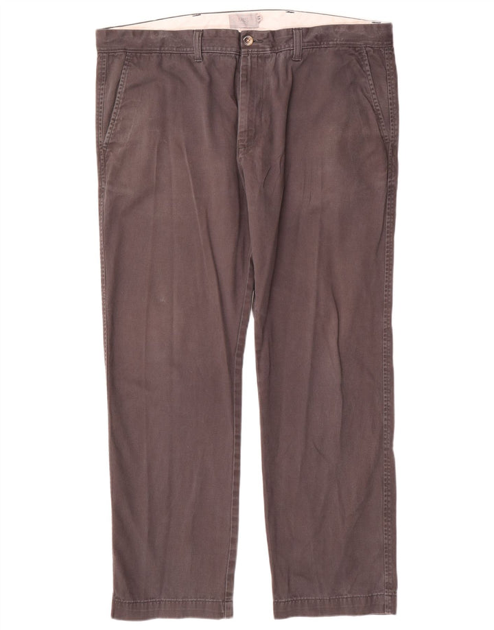 Pantaloni chino dritti da uomo Marks & Spencer W40 L29 cotone grigio