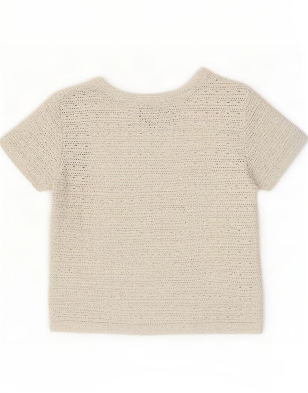 T-shirt corta da donna Zara UK 10 piccola grigia in poliestere