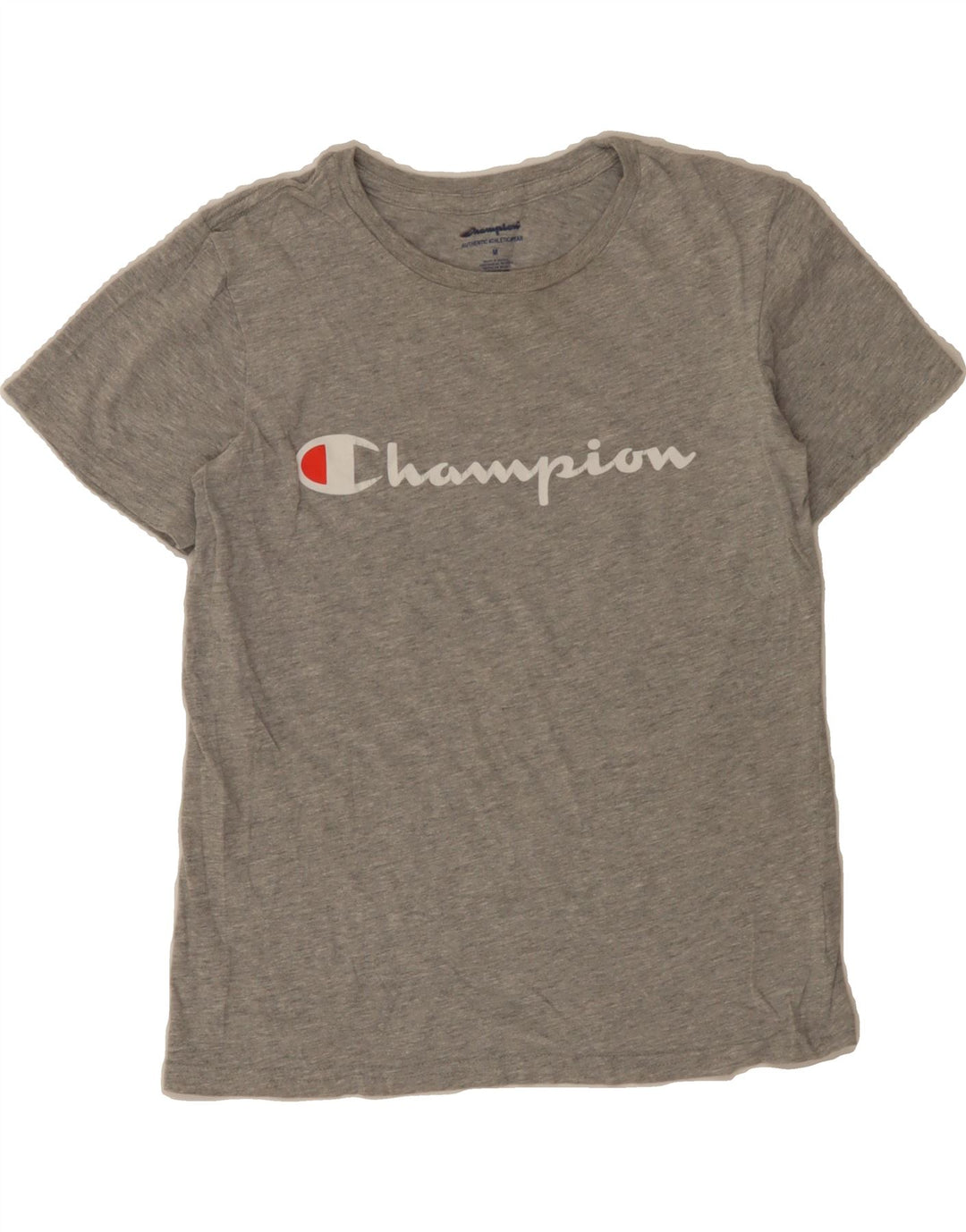 CHAMPION Boys Graphic T-Shirt Top 9-10 Years Medium Grey Cotton Vintage Champion and Second-Hand Champion from Messina Hembry 