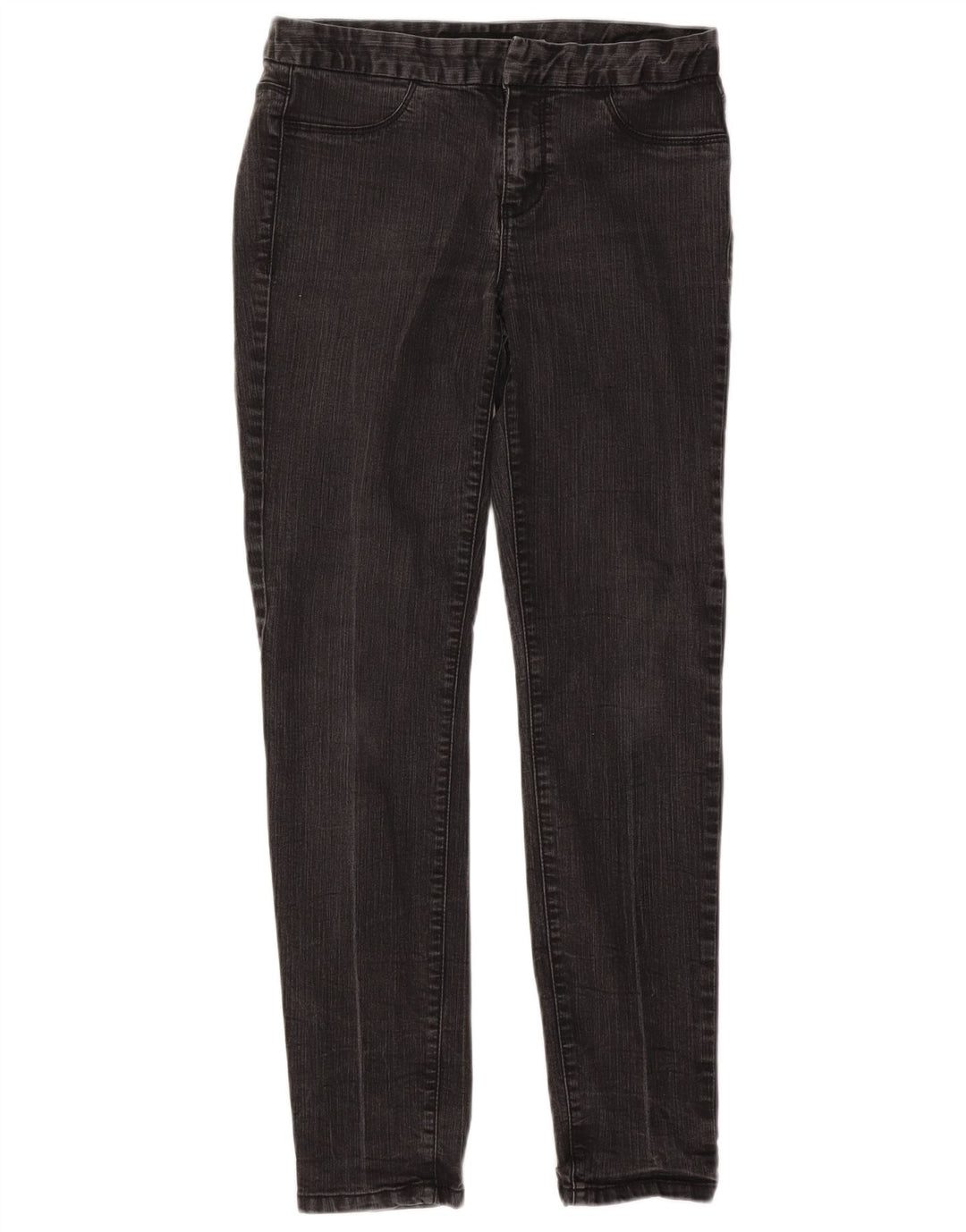 CALVIN KLEIN Jeans slim da donna US 10 Large W32 L30 Cotone grigio
