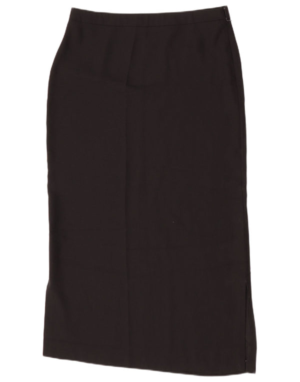 Vintage Womens Midi Skirt W30 Medium  Black