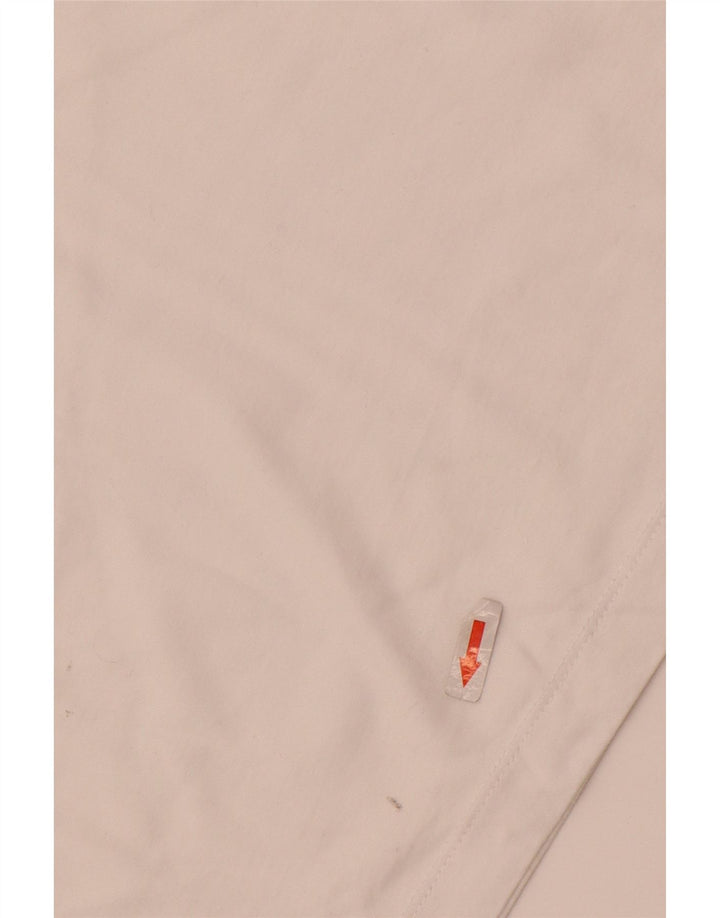 Nike Top grafico da uomo a maniche lunghe in cotone bianco medio