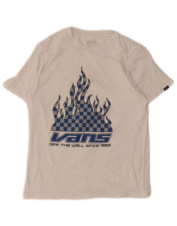 Maglietta grafica da bambino Vans 11-12 anni Bianca