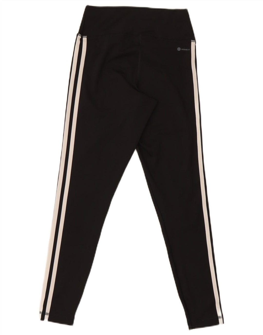 Leggings Adidas Aeroready da donna UK 8/10 Piccolo poliestere nero