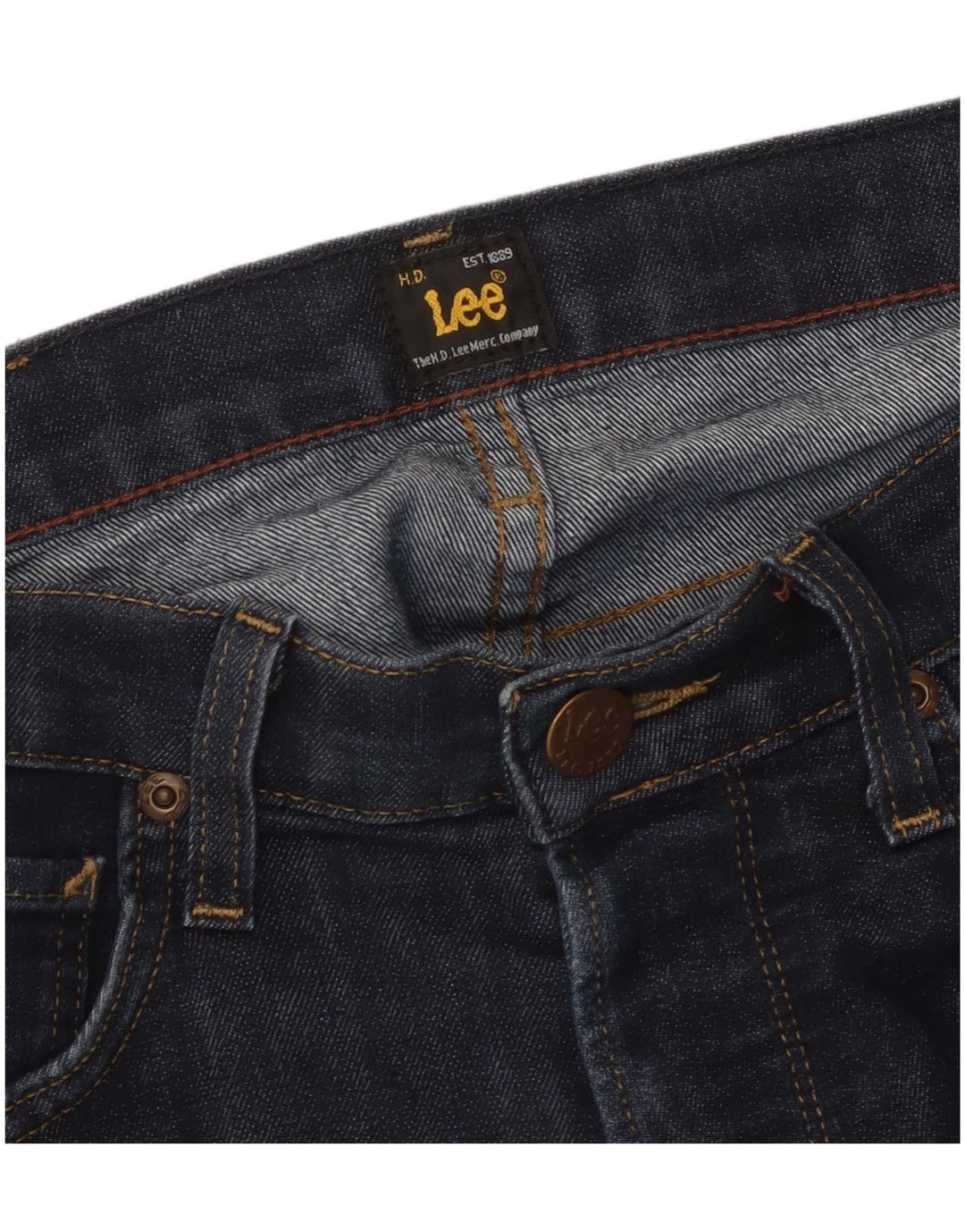 Jeans dritti da donna Lee W30 L28 Blu navy