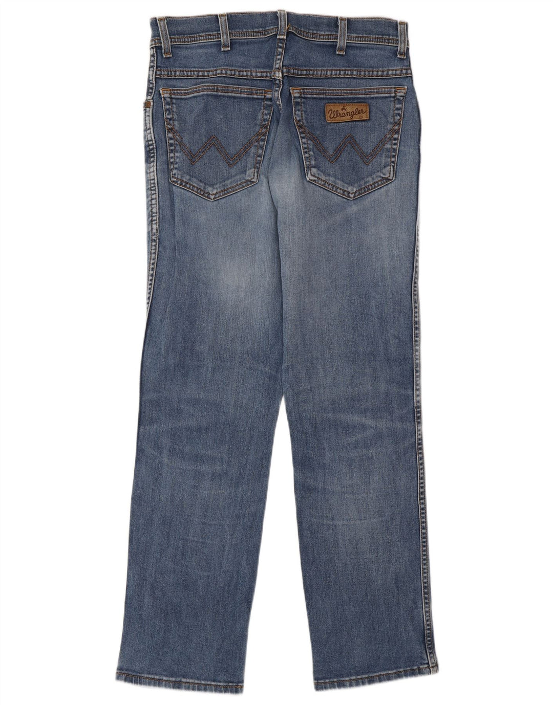 WRANGLER Jeans dritti elasticizzati Texas da uomo W32 L30 cotone blu