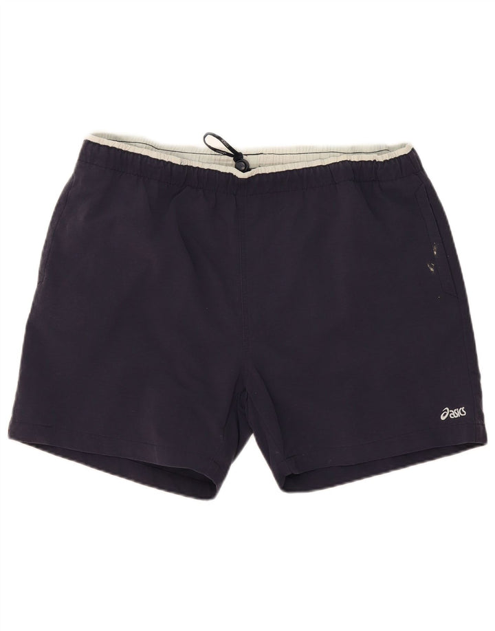 Pantaloncini sportivi grafici Asics da uomo 2XL Blu navy