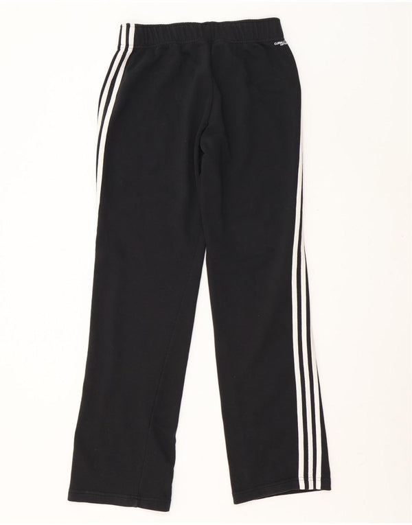 Pantaloni da tuta Adidas Clima 365 da donna UK 14 cotone medio nero