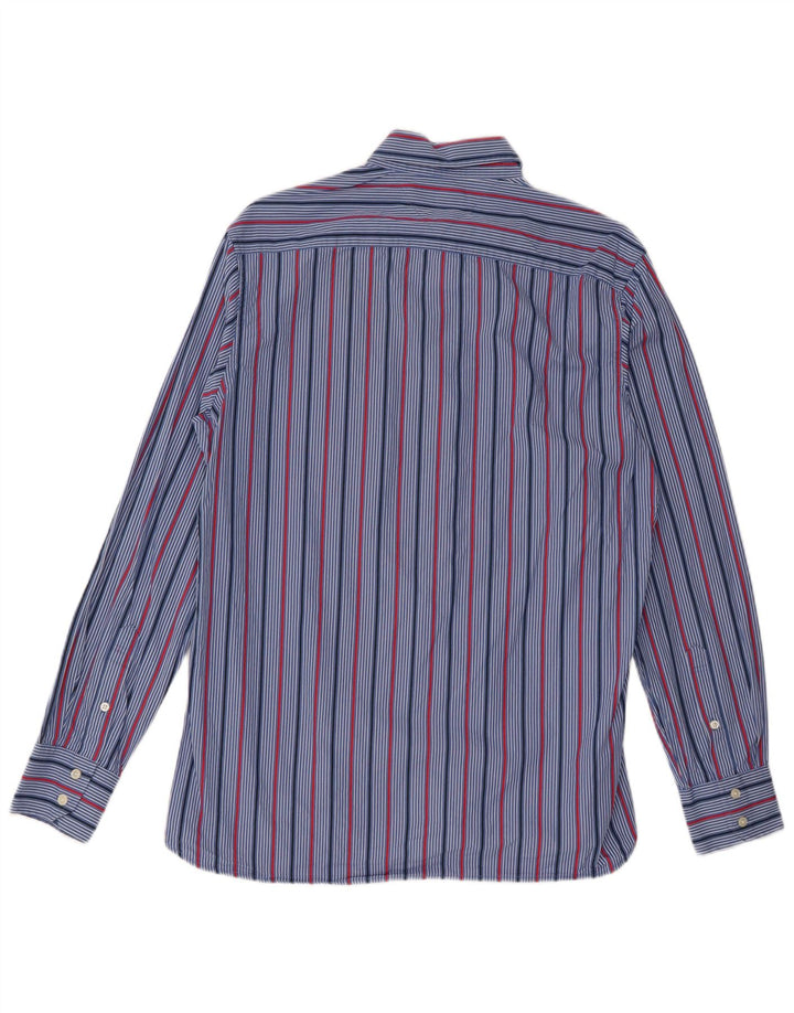 Camicia da uomo Tommy Hilfiger in cotone a righe blu medio