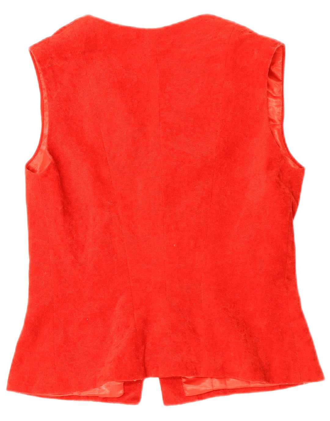Gilet da donna VINTAGE UK 14 rosso medio