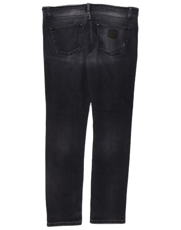 Jeans dritti invecchiati Carhartt da uomo W34 L32 grigi