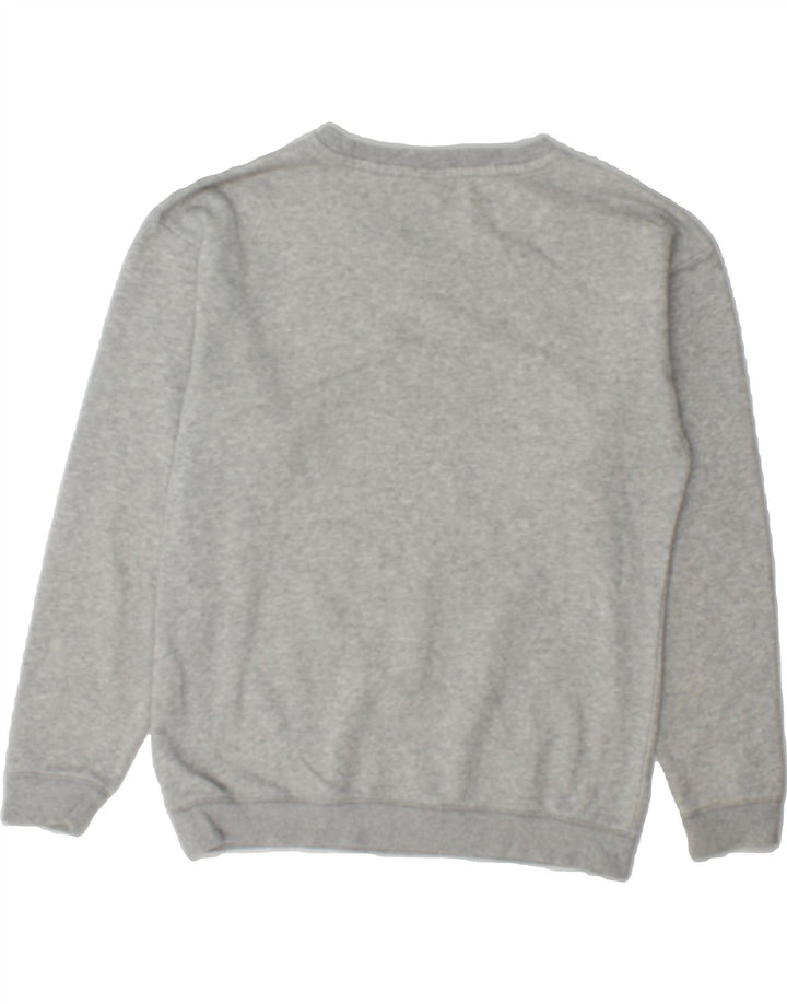 PUMA Womens Oversized Graphic Sweatshirt Jumper UK 10 Small Grey Cotton Vintage Puma and Second-Hand Puma from Messina Hembry 