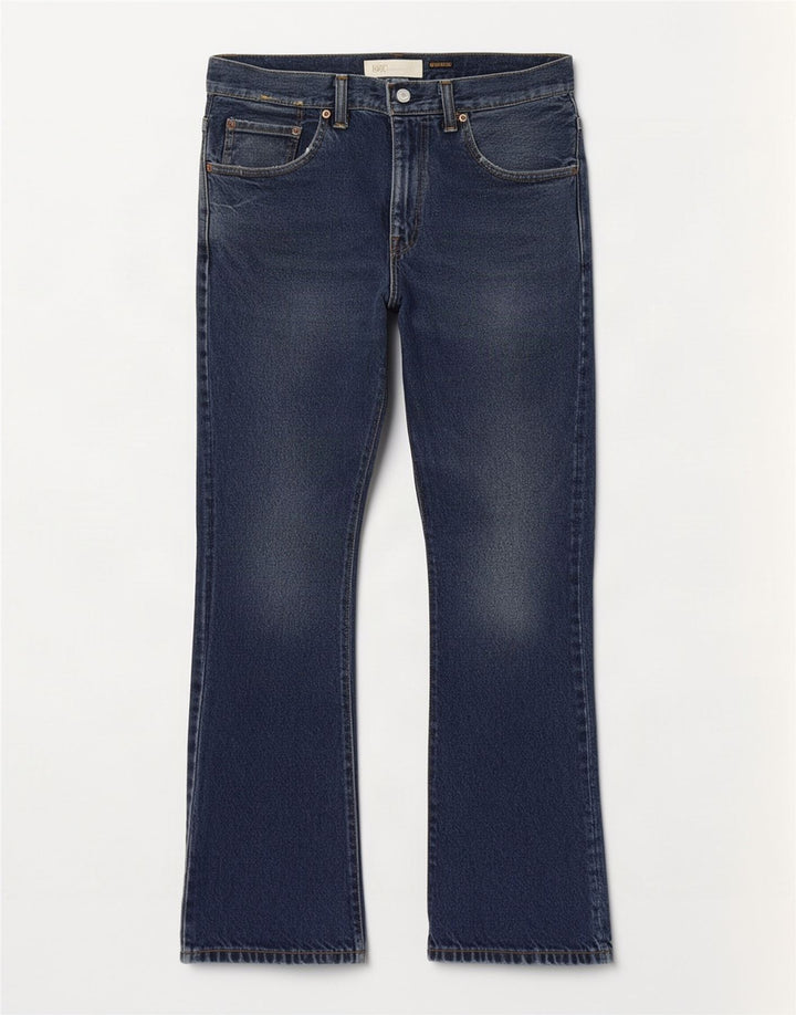 Levi's Uomo 517 Jeans Bootcut W32 L30 Cotone Blu