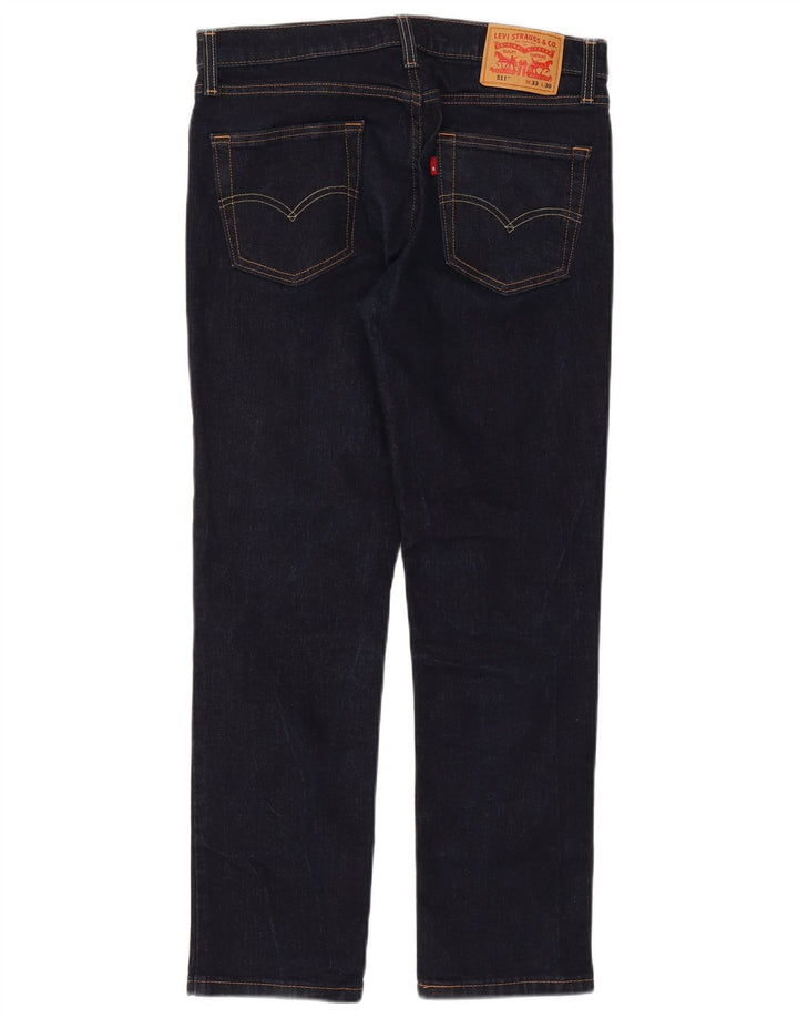 Jeans Levi's Uomo 511 Slim W33 L30 Cotone Blu Navy