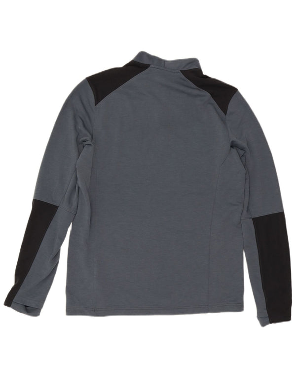 Under Armour Uomo Cold Gear Pullover Tuta da ginnastica Top Large Grigio Colourblock