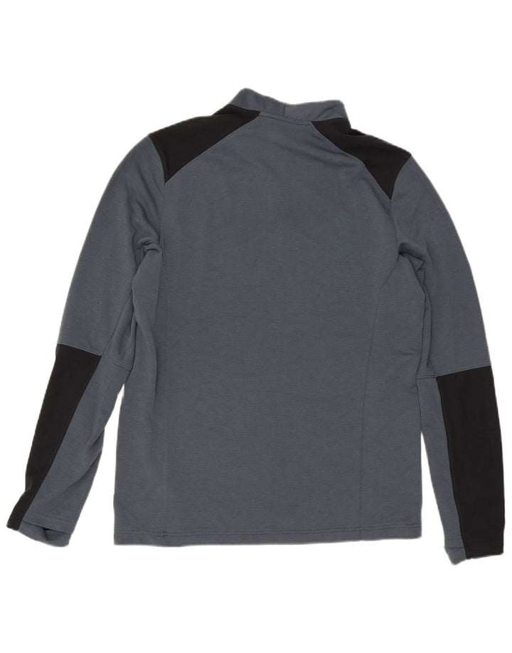 Under Armour Uomo Cold Gear Pullover Tuta da ginnastica Top Large Grigio Colourblock