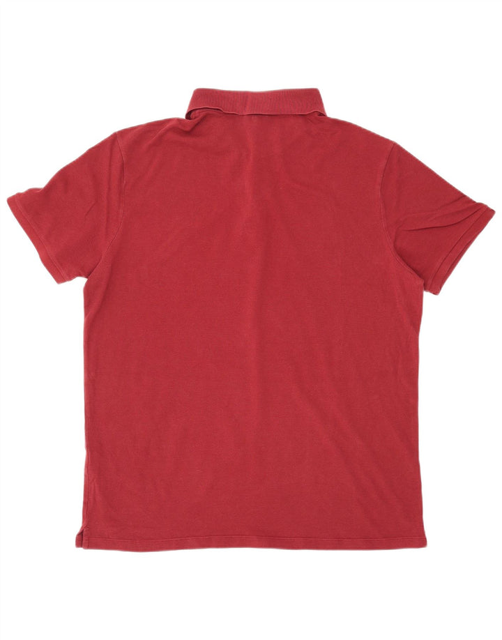 Polo da yachting da uomo PAUL & SHARK XL in cotone rosso