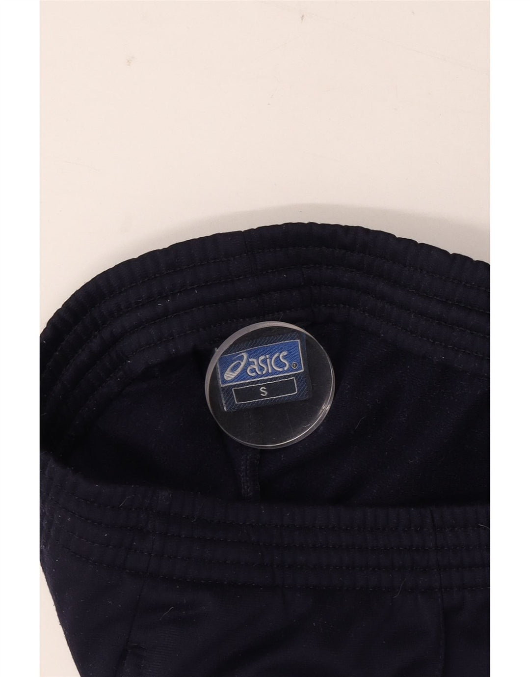 Pantaloni da tuta ASICS da donna piccoli in poliestere blu navy