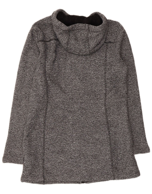Mountain Warehouse Cappotto in sherpa da donna con cappuccio UK 10 Small Grey Flecked